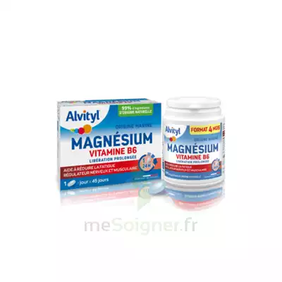 Alvityl Magnésium Vitamine B6 Libération Prolongée Comprimés Lp B/45 à LUSSAC